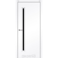 Корнер гласс 01 білий кристал скло чорне
