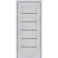 Вікторія кремове дерево скло чорне