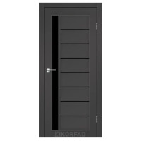 Флоренс FL-01 Super PET антрацит Сатин білий/Чорне скло