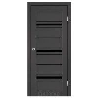 Флоренс FL-02 Super PET антрацит Сатин білий/Чорне скло