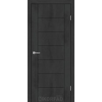Відора бетон графіт глухе чорна кромка