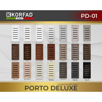 Порто делюкс PD-01 Sincrolam Арт бетон Чорне скло/Сатин бронза